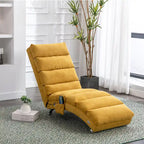 Modern Tufted Oversized Chaise Lounge Massage Chair For Living Room, Bedroom