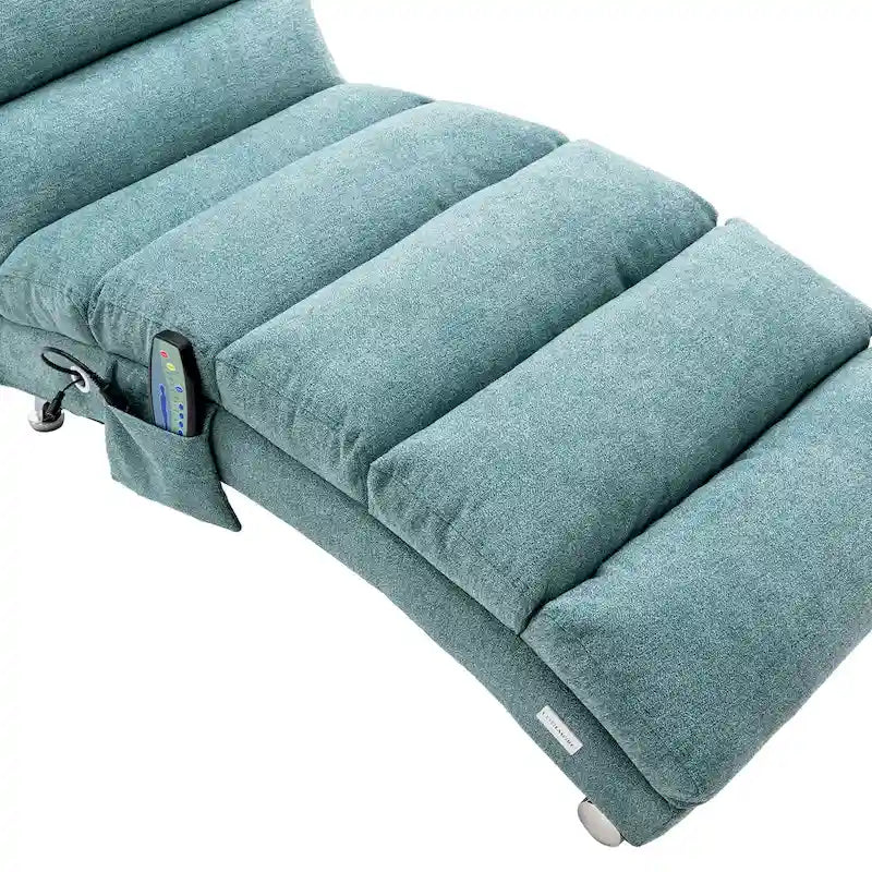 Modern Tufted Oversized Chaise Lounge Massage Chair For Living Room, Bedroom
