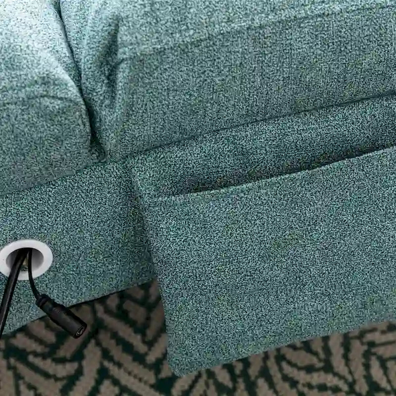 Modern Tufted Oversized Chaise Lounge Massage Chair For Living Room, Bedroom