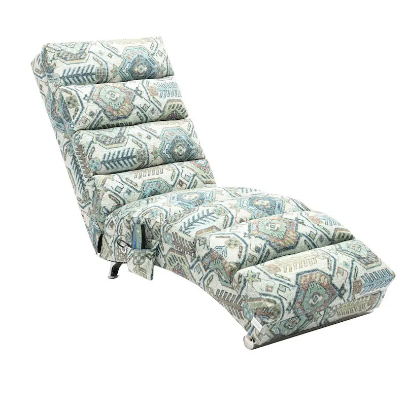 Modern Tufted Oversized Chaise Lounge Massage Chair For Living Room, Bedroom