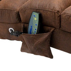 Modern Tufted Oversized Chaise Lounge Massage Chair For Living Room, Bedroom