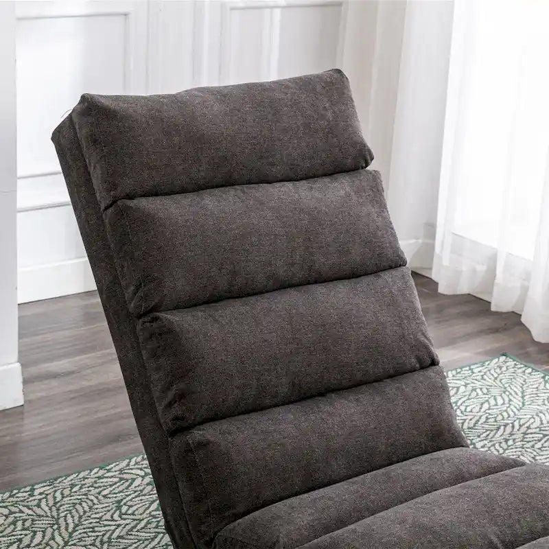 Modern Tufted Oversized Chaise Lounge Massage Chair For Living Room, Bedroom