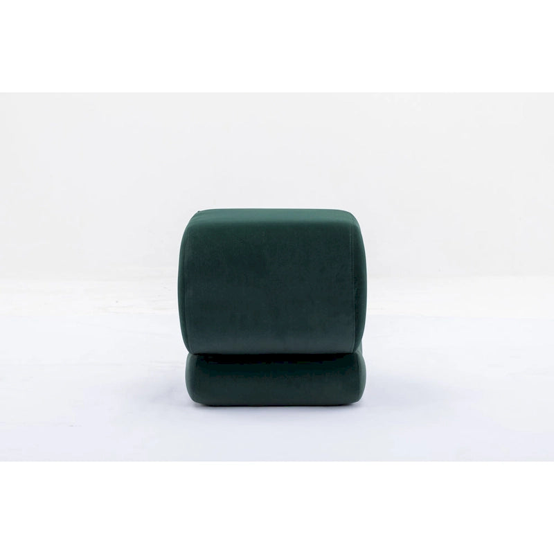 Modern S-shape Ottoman Makeup Stool Footstool for Living Room,Bedroom