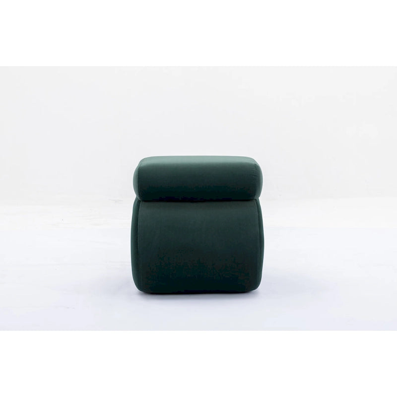 Modern S-shape Ottoman Makeup Stool Footstool for Living Room,Bedroom