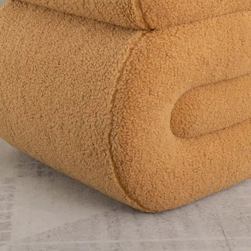 Modern S-shape Ottoman Makeup Stool Footstool for Living Room,Bedroom