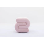 Modern S-shape Ottoman Makeup Stool Footstool for Living Room,Bedroom