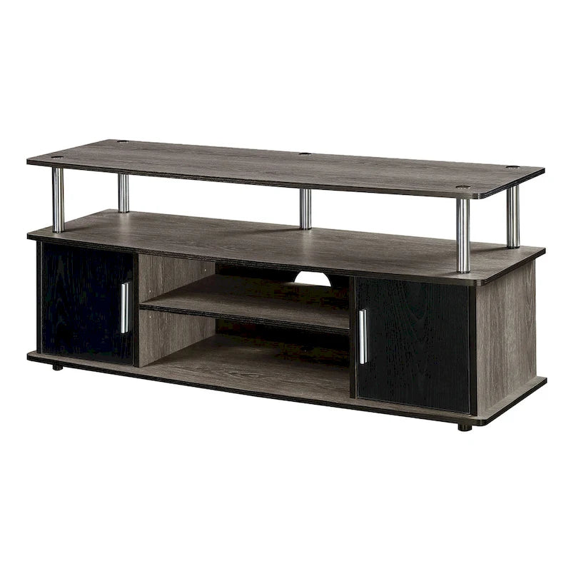 Convenience Concepts Designs2Go Monterey 55 inch TV Stand with Cabinets and Shelves