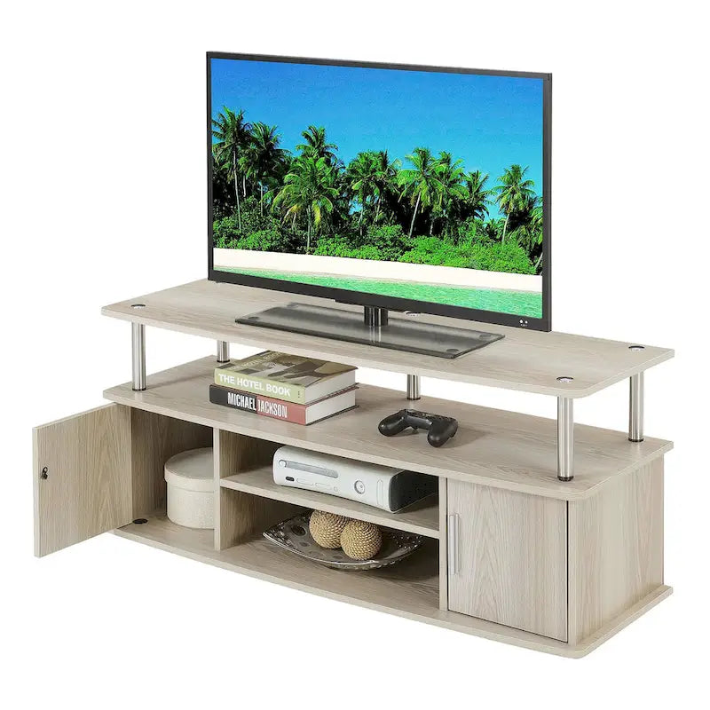 Convenience Concepts Designs2Go Monterey 55 inch TV Stand with Cabinets and Shelves