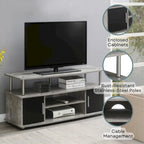 Convenience Concepts Designs2Go Monterey 55 inch TV Stand with Cabinets and Shelves