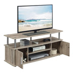 Convenience Concepts Designs2Go Monterey 55 inch TV Stand with Cabinets and Shelves