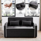 Ouyessir 3 in 1 Multi-Functional Convertible Sleeper Sofa Bed