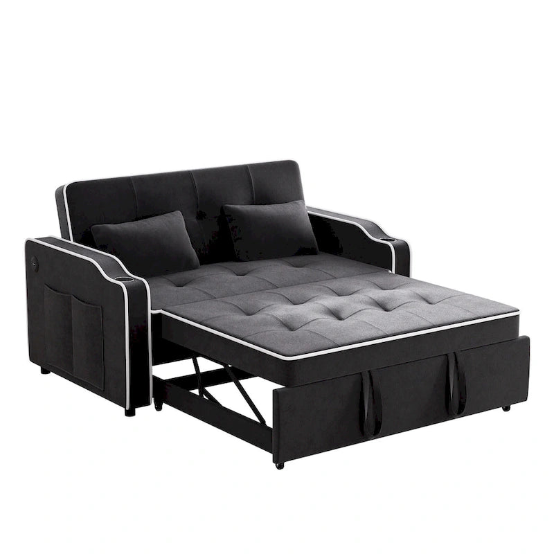 Ouyessir 3 in 1 Multi-Functional Convertible Sleeper Sofa Bed
