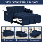 Ouyessir 3 in 1 Multi-Functional Convertible Sleeper Sofa Bed