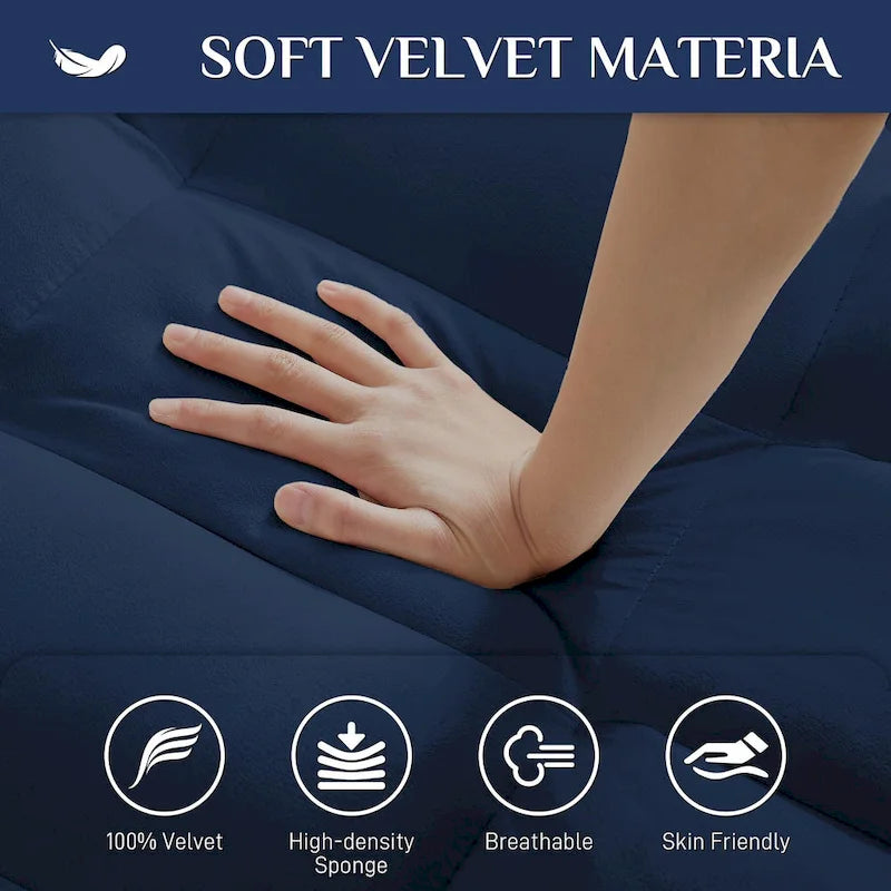 Ouyessir 3 in 1 Multi-Functional Convertible Sleeper Sofa Bed