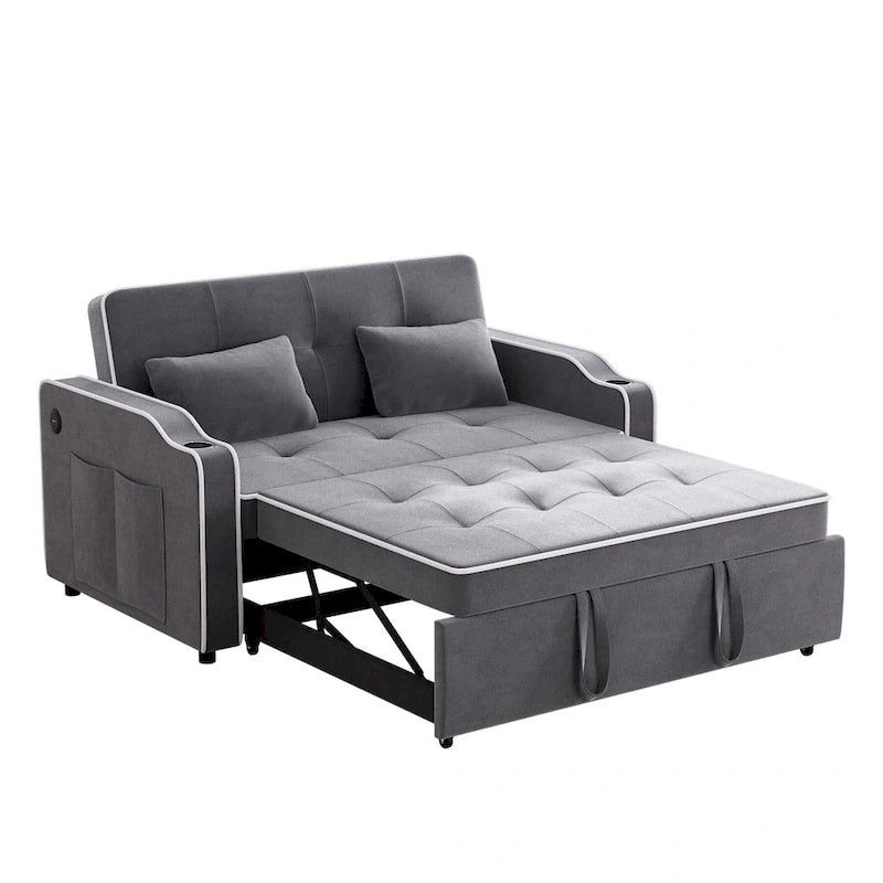 Ouyessir 3 in 1 Multi-Functional Convertible Sleeper Sofa Bed