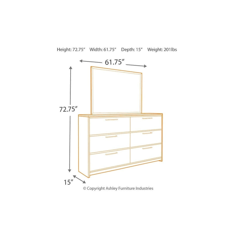 Signature Design by Ashley Baystorm Gray Dresser
