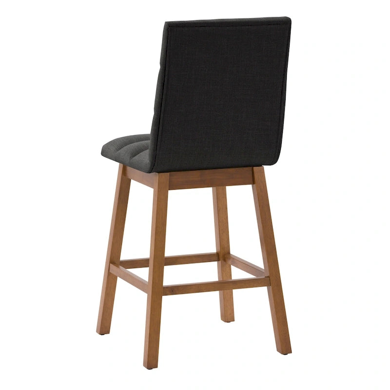 Lilibet Upholstered Counter Height Bar Stools, Set of 2
