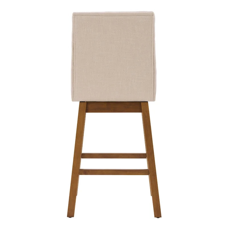 Lilibet Upholstered Counter Height Bar Stools, Set of 2
