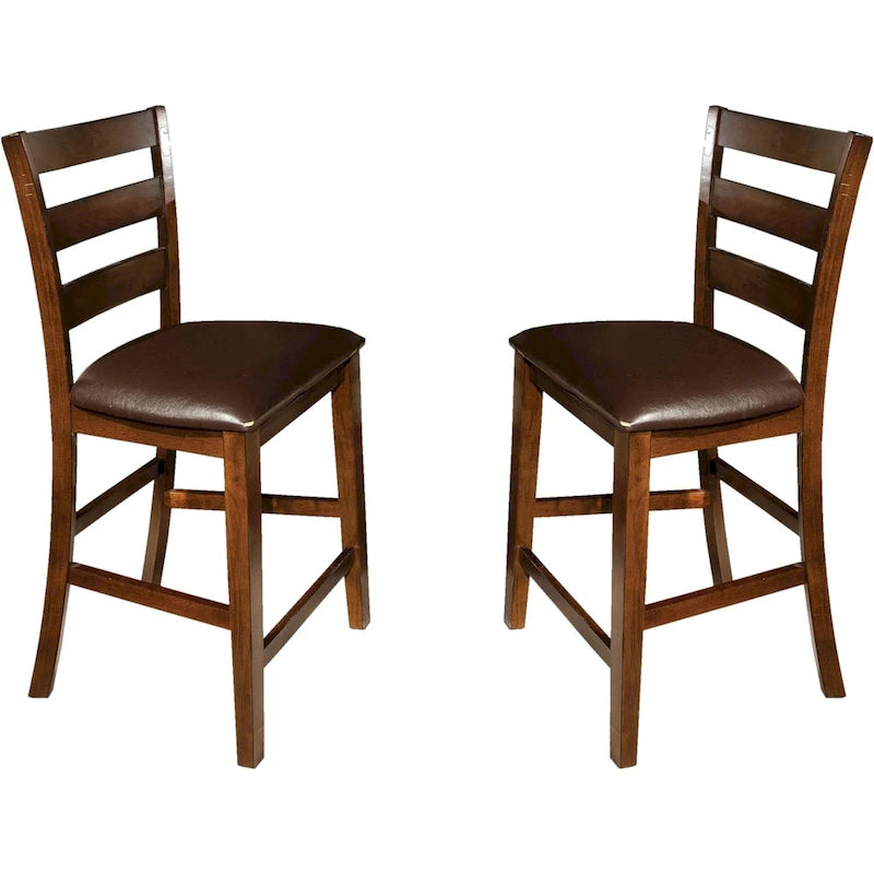 Kona Raisin Ladderback Barstool (Set of 2)