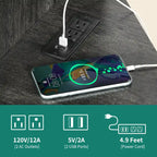 Moasis Farmhouse Corner TV Stand for TVs up to 55 Wood TV Media Console Entertainment Center