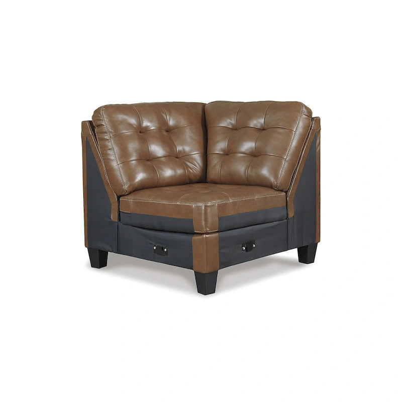 Signature Design by Ashley Baskove Brown 3-Piece Sectional - 100W x 100D x 39H