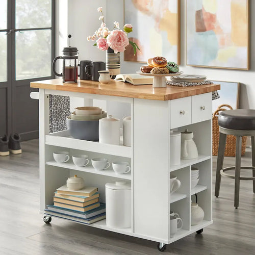 angelo:HOME Boston Rolling Kitchen Island/Cart