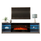 Strick & Bolton Amsden Electric Fireplace TV Stand