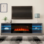 Strick & Bolton Amsden Electric Fireplace TV Stand