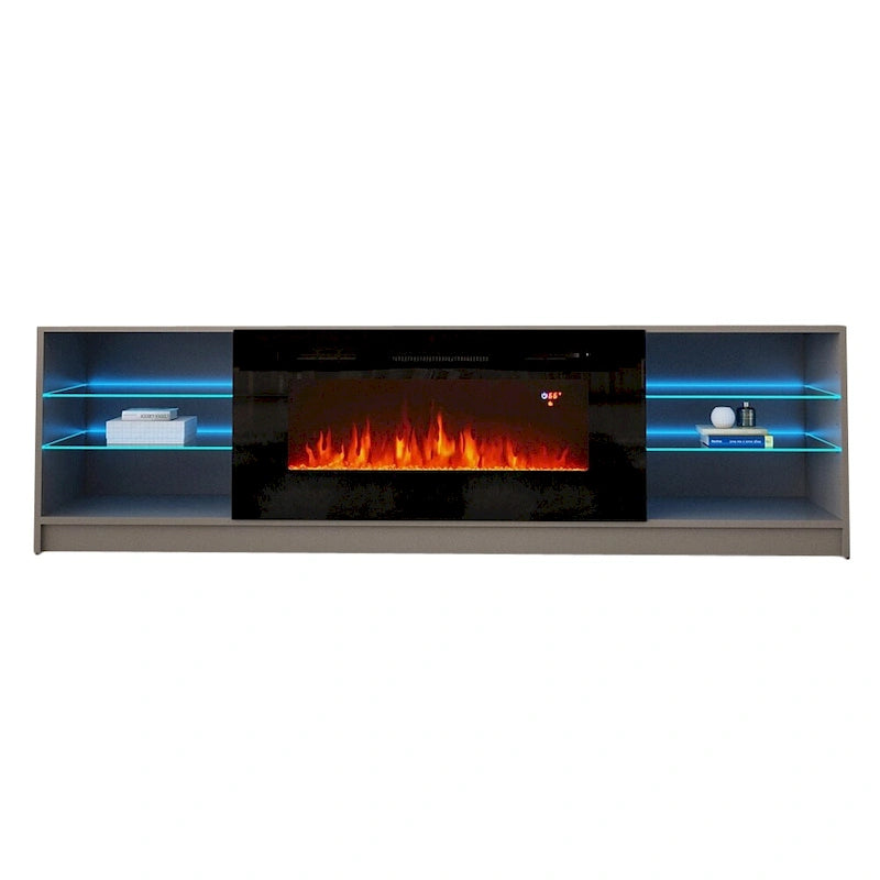 Strick & Bolton Amsden Electric Fireplace TV Stand