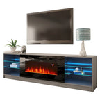 Strick & Bolton Amsden Electric Fireplace TV Stand