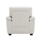 Morden Fort Upholstered Living Room Set, 2 Pieces - Faux Leather chair, Loveseat