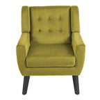 Set of 2 Velvet Living Room Accent Chair Upholstered Armchair