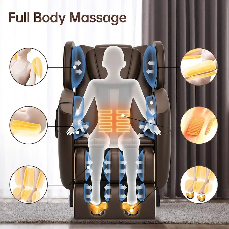 Ukuowu Favor-SS01 heated Full Body Massage Chair with zero gravity mode and Bluetooth music player