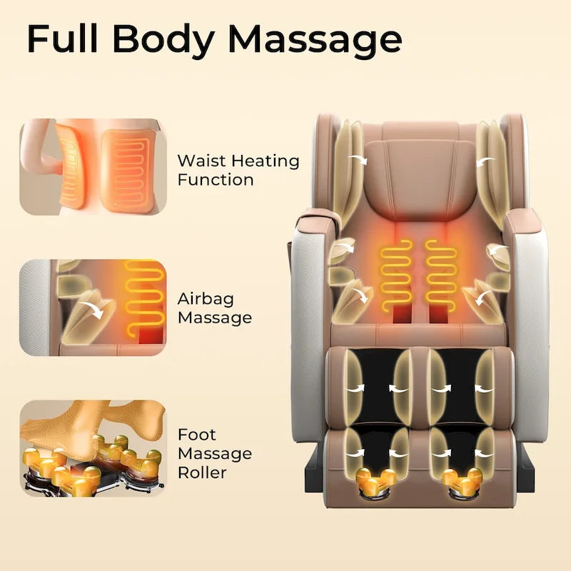 Ukuowu Favor-SS01 heated Full Body Massage Chair with zero gravity mode and Bluetooth music player