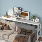 70.8 Inches Console Table 3 Tiers TV Stand Sofa Table