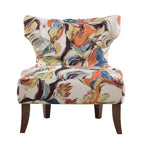Madison Park Bree Hourglass Tufted Armless Chair