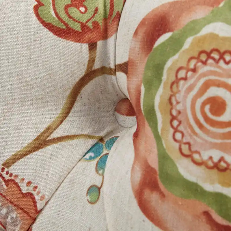 Madison Park Bree Hourglass Tufted Armless Chair