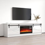 Granero BL-EF Electric Fireplace 79 TV Stand