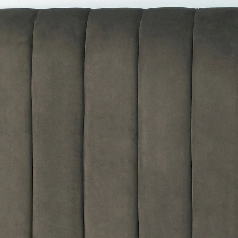 Lifestorey Teagan Queen Channel Upholstered Headboard