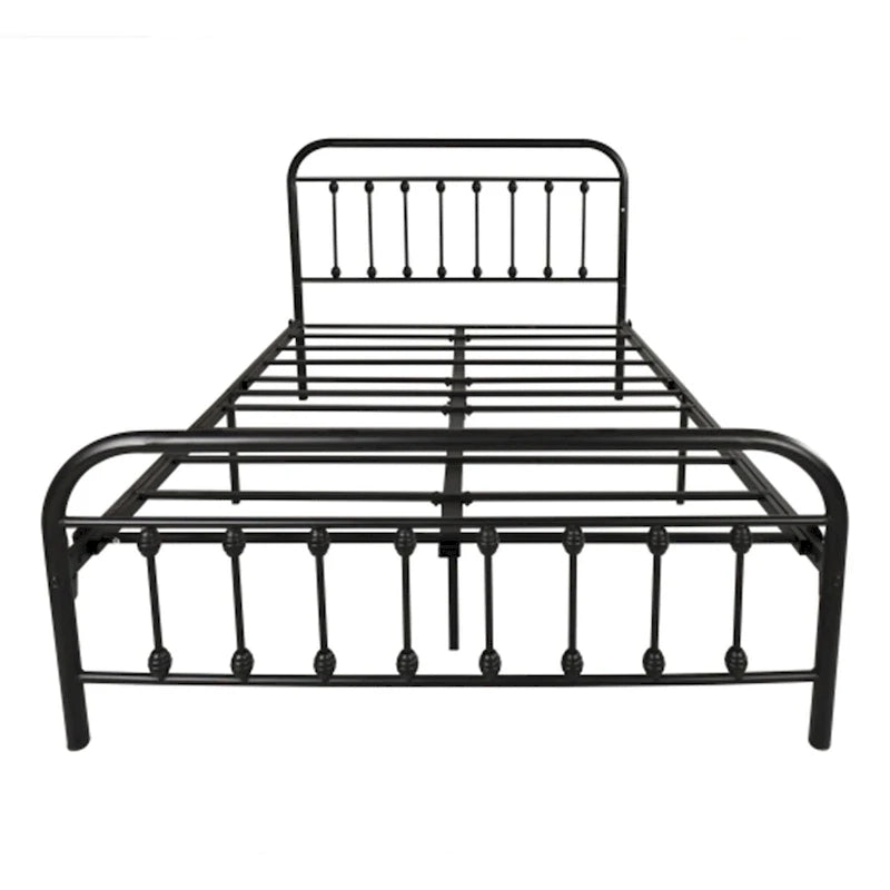FULL Metal Platform Bed Frame with Headboard