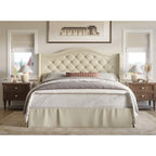 Eleanor Tufted Upholstered Platform Bed