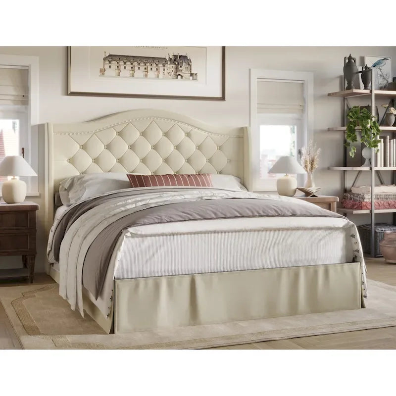 Eleanor Tufted Upholstered Platform Bed