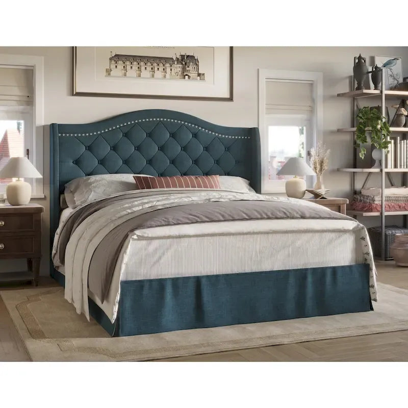 Eleanor Tufted Upholstered Platform Bed