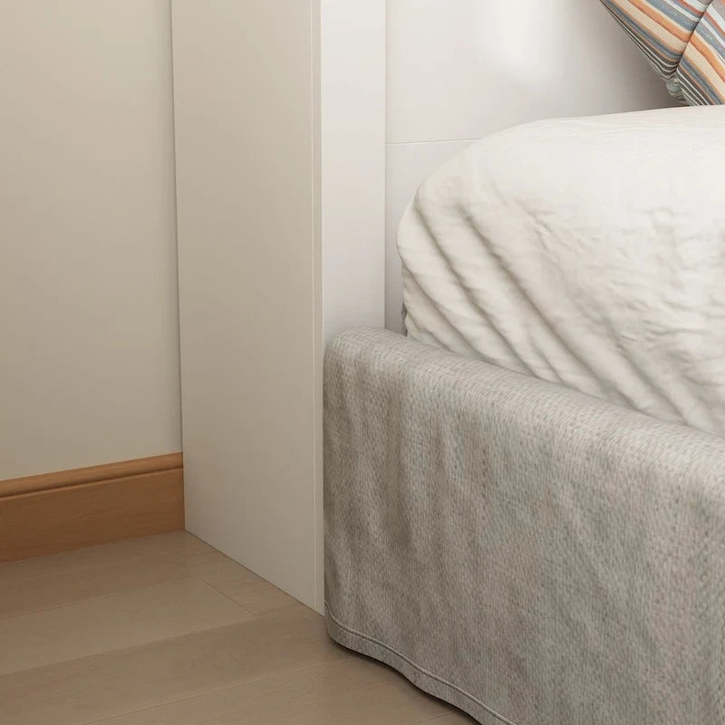 65W Timechee Wooden Bookcase Headboard With Light