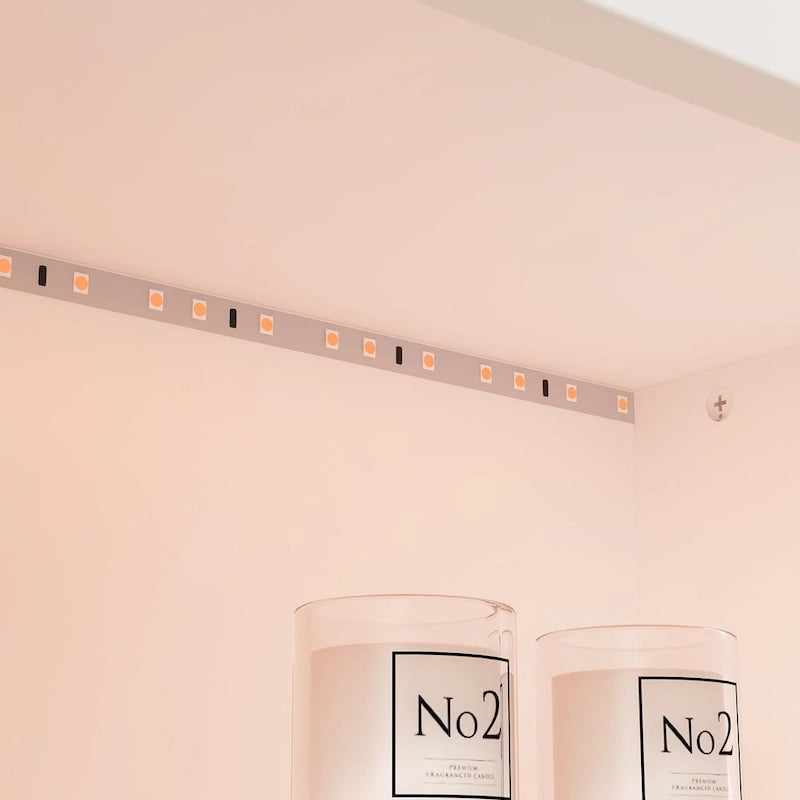 65W Timechee Wooden Bookcase Headboard With Light