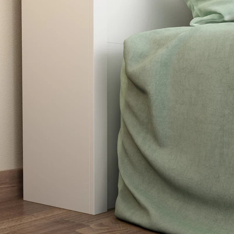 65W Timechee Wooden Bookcase Headboard With Light