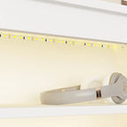 65W Timechee Wooden Bookcase Headboard With Light