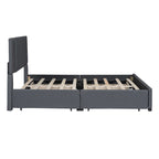 Queen Size Upholstered Platform Bed