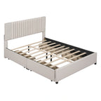 Queen Size Upholstered Platform Bed