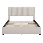 Queen Size Upholstered Platform Bed